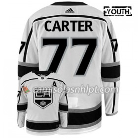 Camisola Los Angeles Kings JEFF CARTER 77 Adidas Branco Authentic - Criança